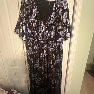 Floral Women's Plus Size Dress
